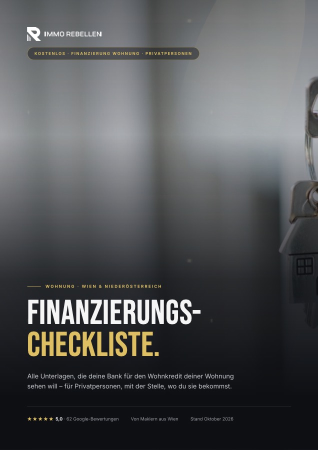 Titelseite: Finanzierungs-Checkliste Wohnung